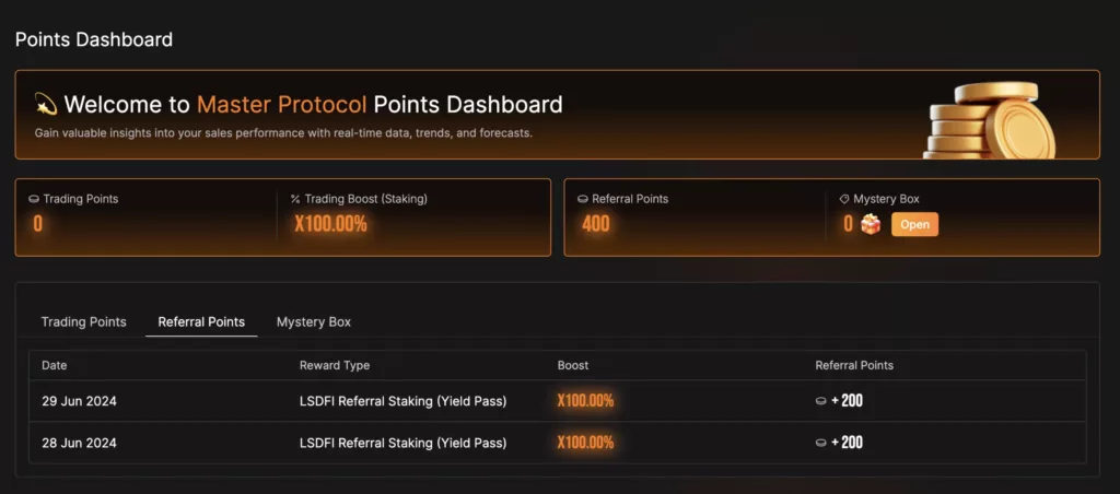 Referral Pool Score Panel