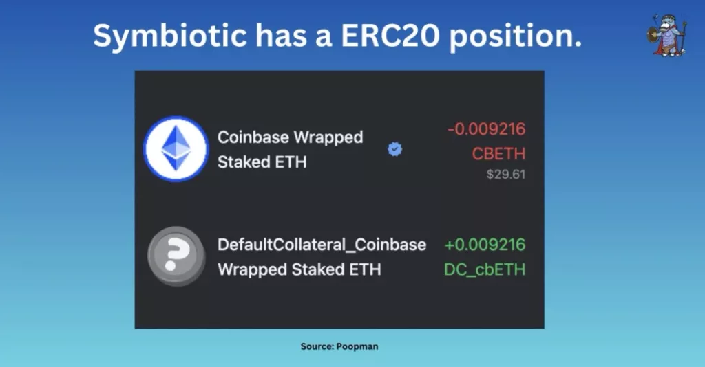 Symbiotic má pozici ERC20