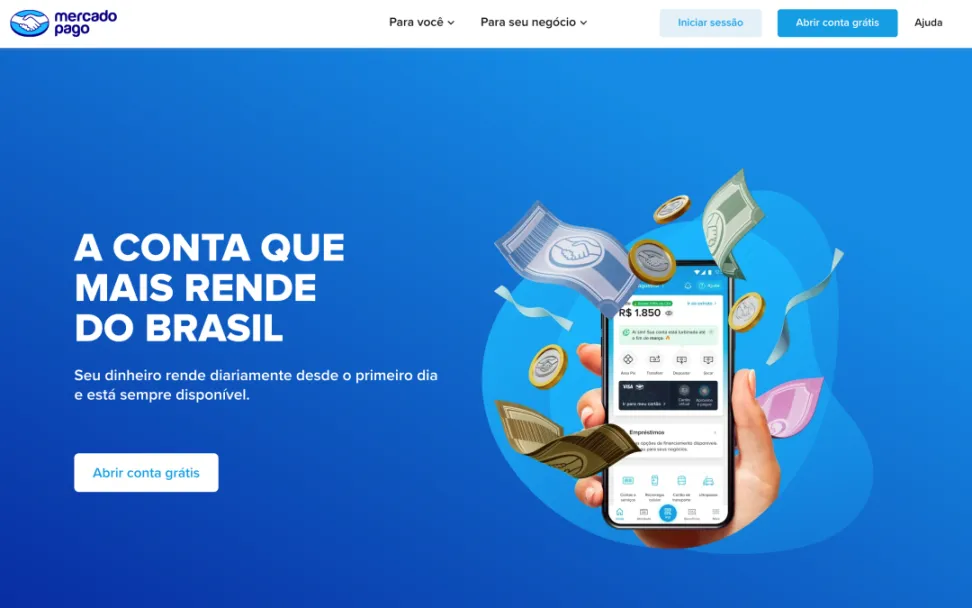 Mercado Pago allows users to purchase and trade Meli Dollar using Brazilian Real